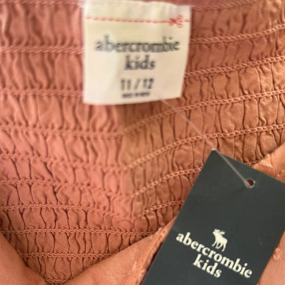 Abercrombie Kids Pink Ruffled Cocktail Dress